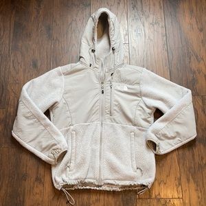 The North Face Gray Denali Hooded Jacket